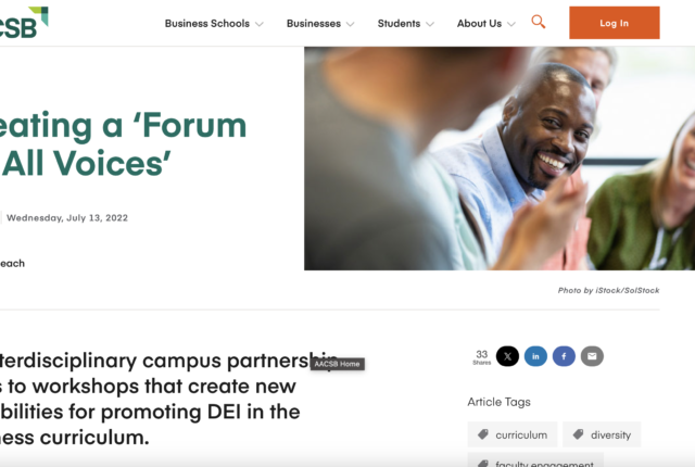 Creating a ‘Forum for All Voices’