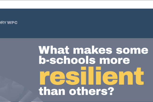 What makes some b-schools more resilient than others?